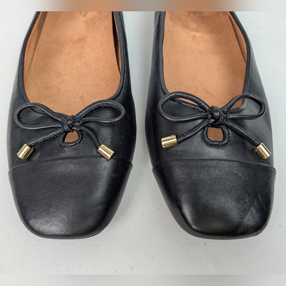 Vionic Black Klara Ballet Flat Bow - image 7